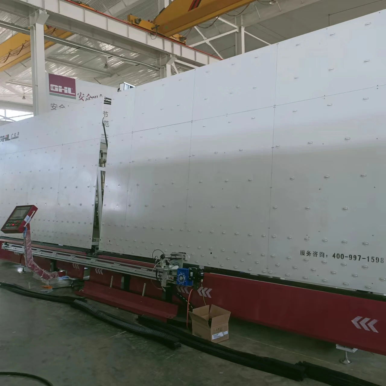 Vertical Glass Sealing Line Insulating Glass Automatic Robo Glass Processing Line Production