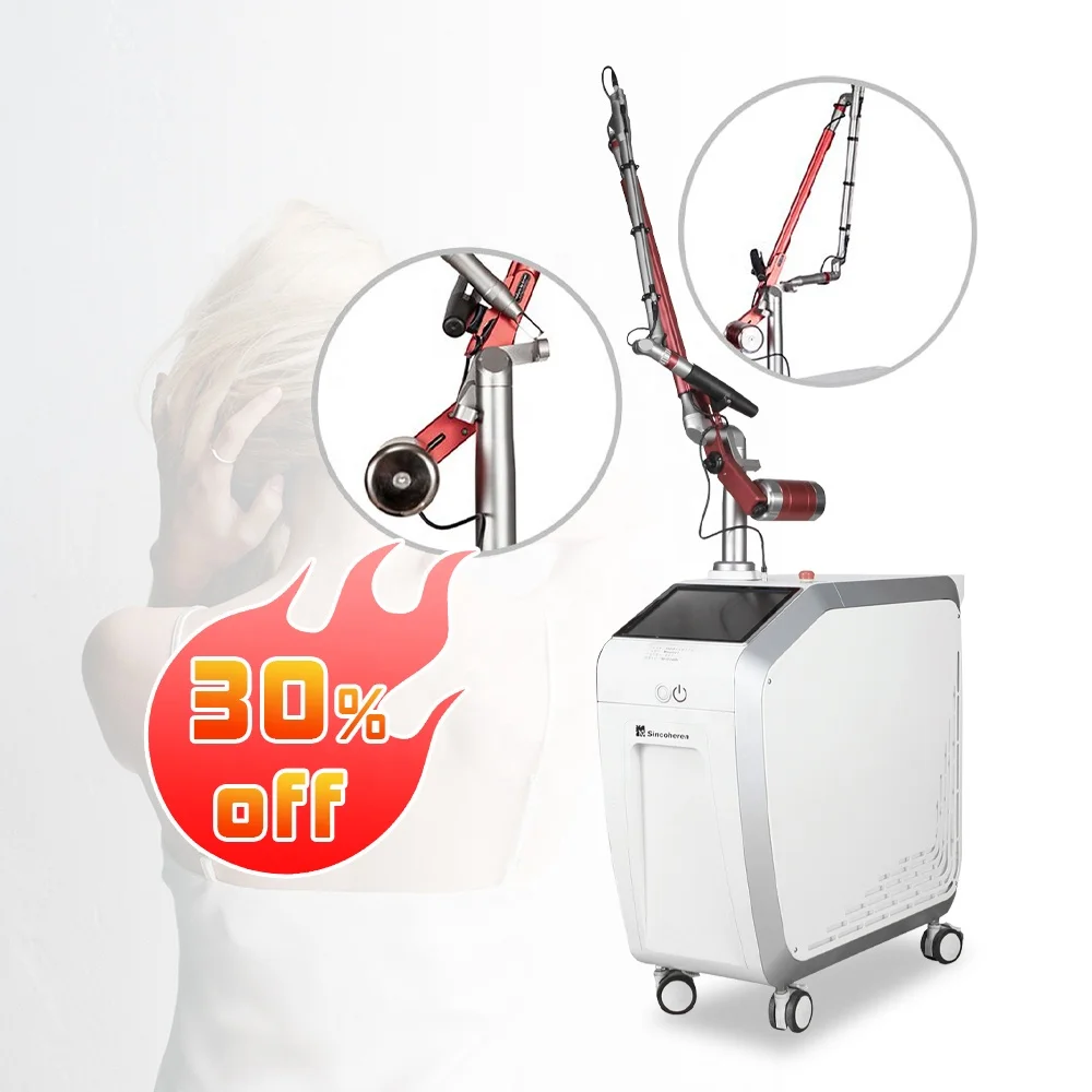 Sincoheren Medical Grade Pico Laser Pigmentation Korea Pigment Removal Skin Rejuvenation Agents Required ND YAG Q-switch Laser