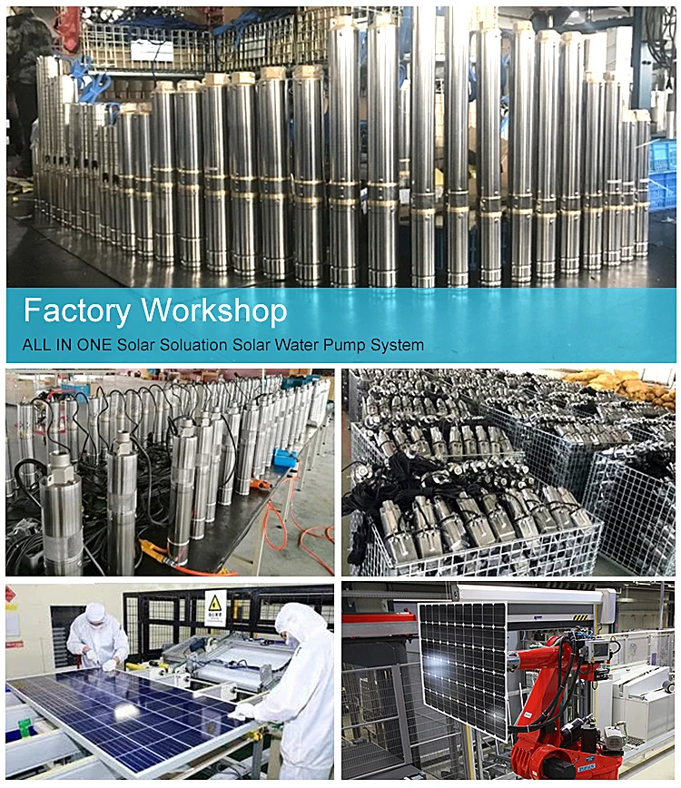 Anern 3hp 5hp 10hp 20hp 24 volt dc solar water pump system for irrigation