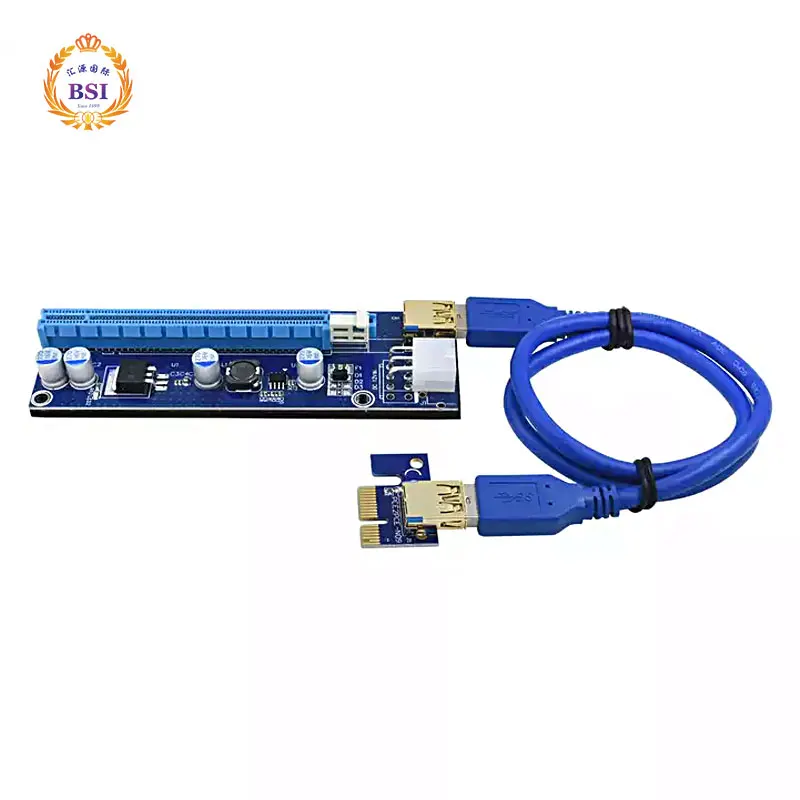 009S Лидер продаж VER PCI-E Райзер 1X до 16X графическое расширение 009 GPU райзеры адаптер для