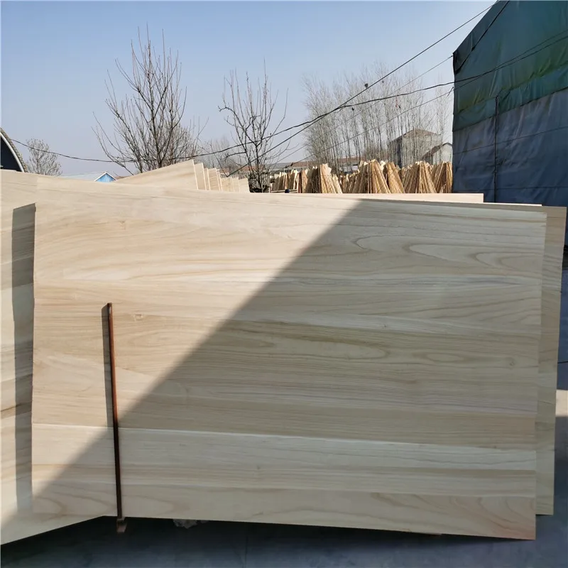 Paulownia wood cross laminated timber