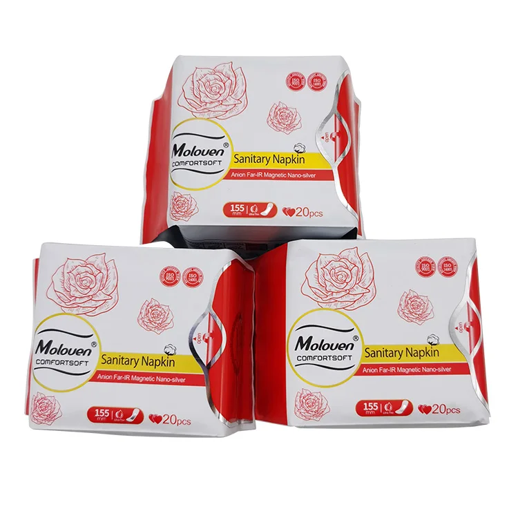 Изготовленные на заказ фирменные мягкие хлопковые нетканые бескрылатые Анионные Трусики различных гигиенических прокладок