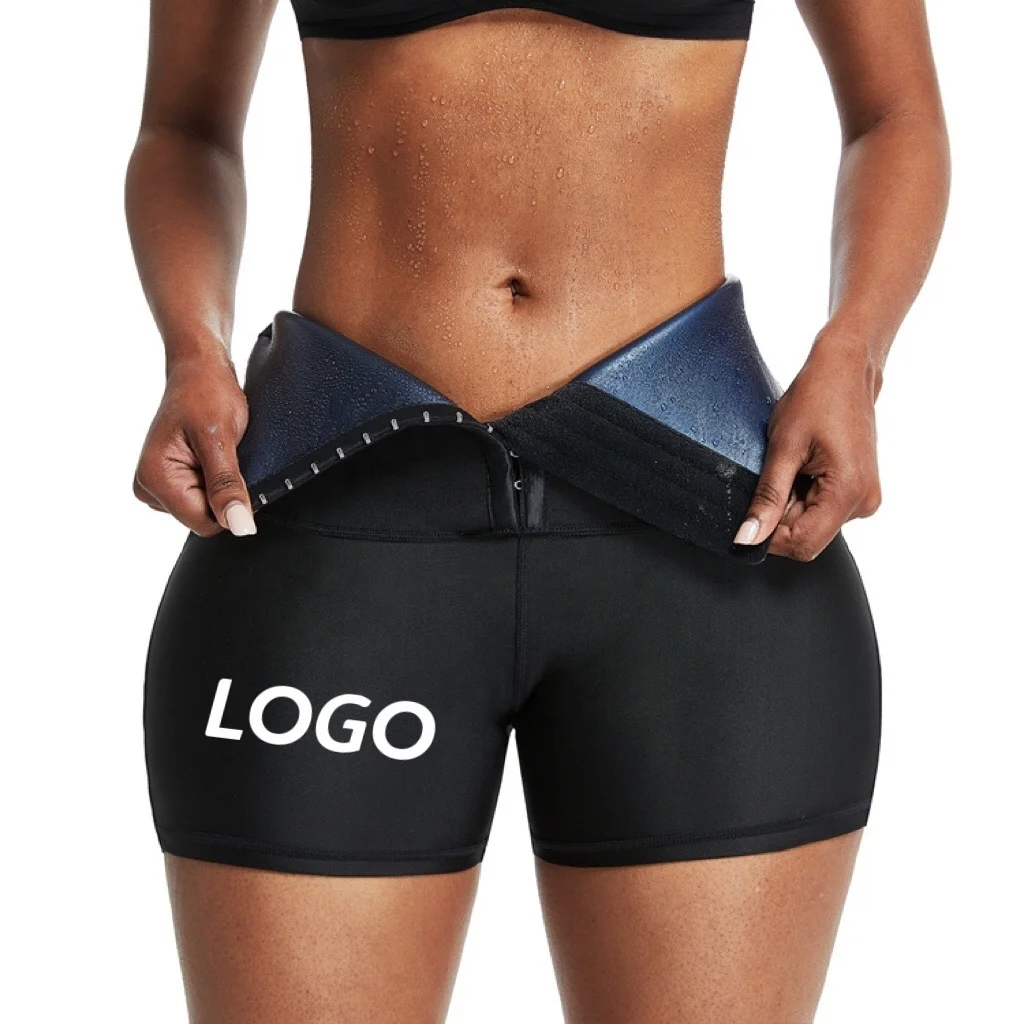 High Quality Comfortable Adjustable Waist Trainer Shorts Butt Lifter Shaper Workout Booty Shorts High Waist Sauna Body Shaping