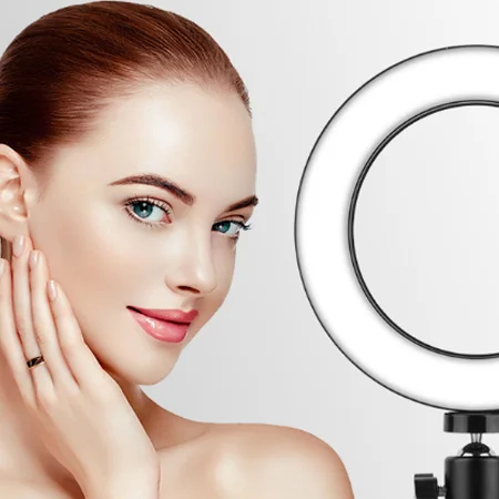 
Round USB Factory price Phone Live Video Make up Selfie Fill Lamp Tik tok Light 10 inch ring light 