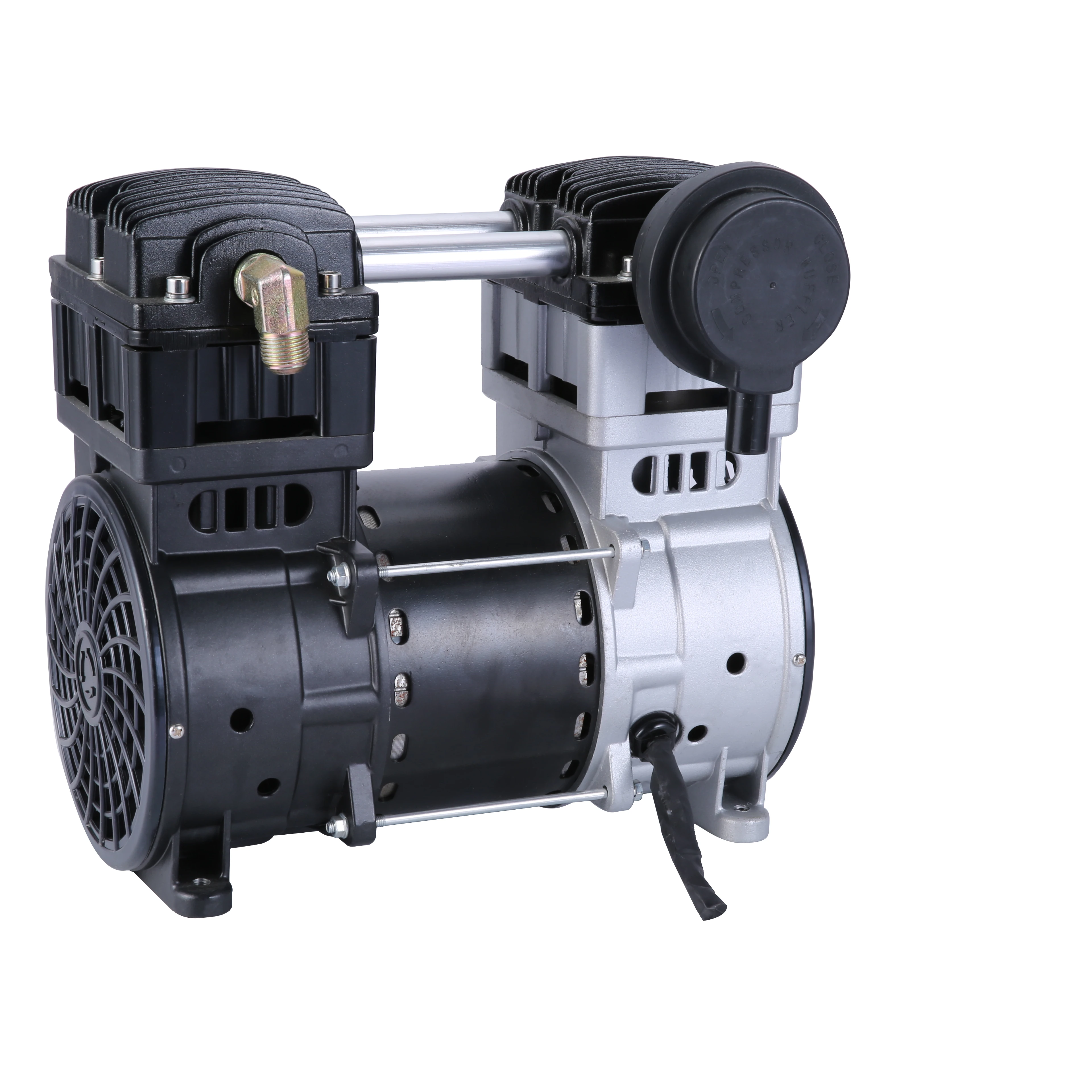 1500W  JR1500 -2S Oil Free 2Stage press 4Pole 2Stage  portable 2 years warranty  superior oil free silent air compressor