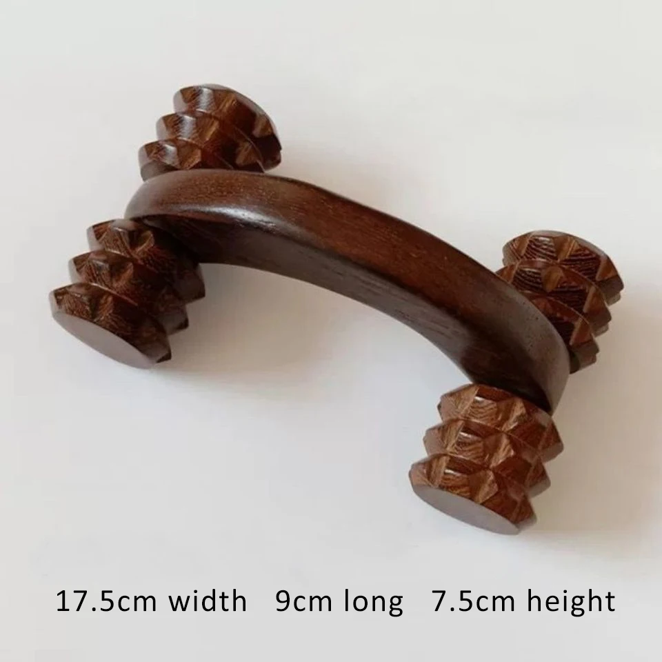 Natural Wooden Body Roller Fascia Massage Wooden Therapeutic Tool Wooden body Massager