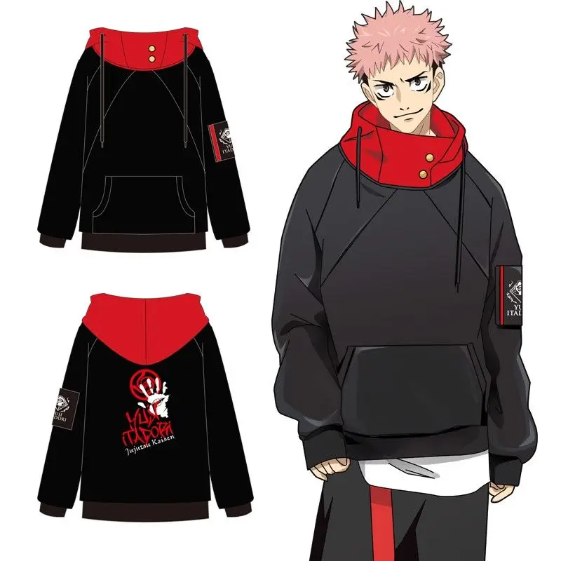 AHTEM Jujutsu Kaisen Ryoumen Sukuna Itadori Yuji Yuuji Gojou Gojo Satoru Hoodies Anime cosplay Halloween Christmas Costume