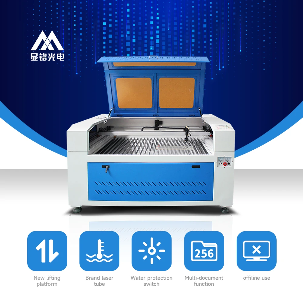 Multifunctional Hiqh Quality 60w 80w Mini wood acrylic plastic laser engraving Fiber laser cutting Machine