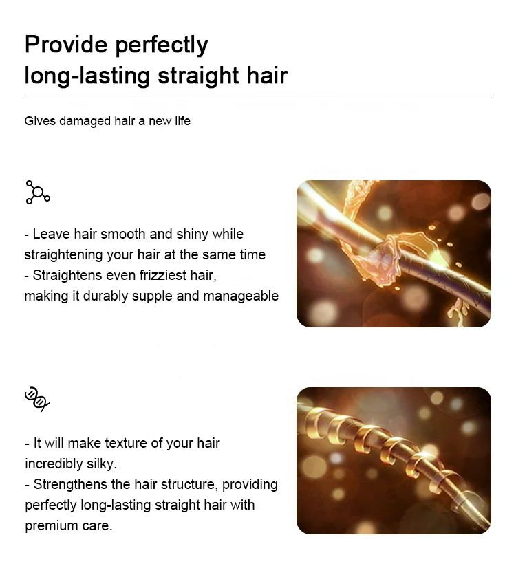 High Quality 1000ml Salon-Use Silky Smooth Rebonding Hair Straightening Cream Chocolate Scented Perm Lotion