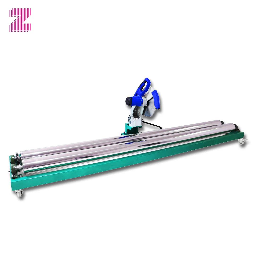 PVC Roll Slitting Machine Max Length 5.8m Roll Edge Cutting Machine for Banner Cutting