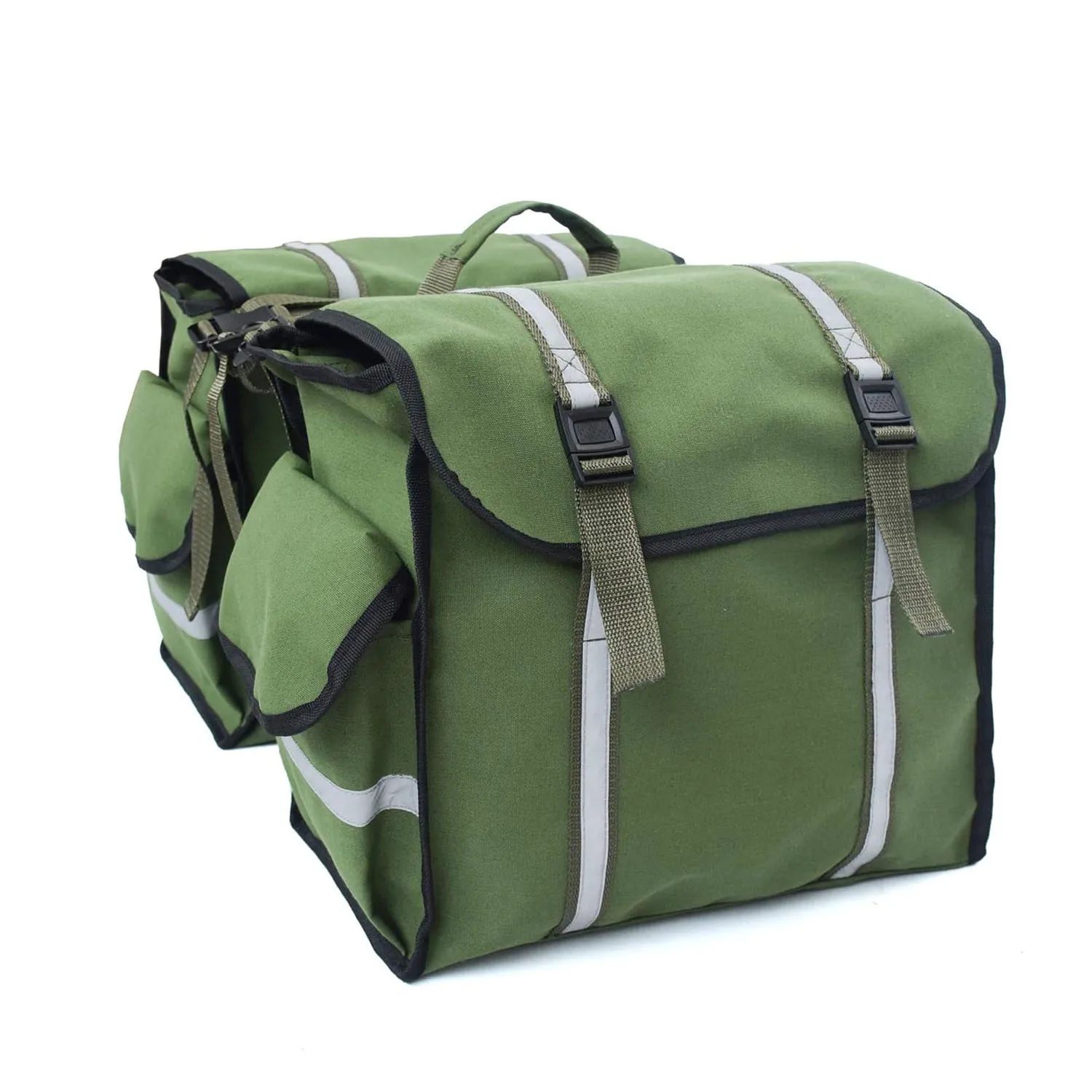 Factory Outlet Bike Transport Bag Army Green Bicycle Rear Seat Carrier Bag Water Resistant