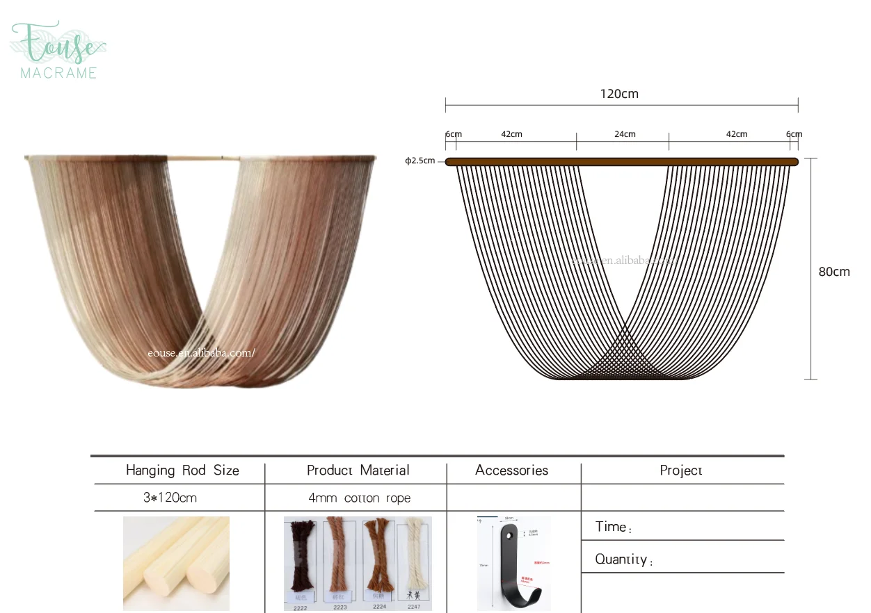 Macrame monopoli Acceptable customization of commercial spaces for large-scale design projects macrame wall hanging