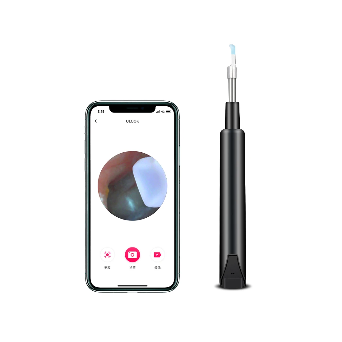 WIFI mini wireless otoscope camera ear cleaner pen rod