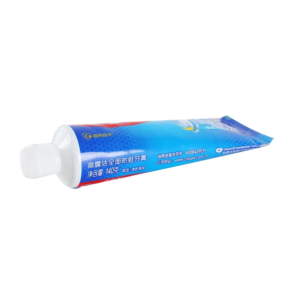 COLGATE OEM customized own natural toothpaste brand travel home anti-cavity toothpaste