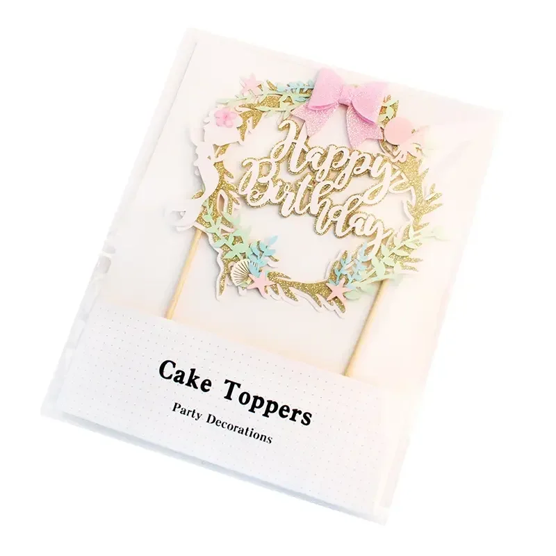 Wholesale Chocolate Mousse Cake Cupcake Toppers Picks Decoration Butterfly Cake Cupcake Topper Decoration