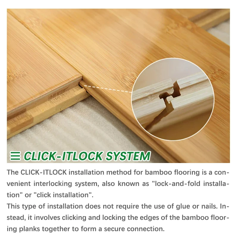 Durable Indoor Usage Natural Floating Installation Vertical Bamboo Flooring for Sauna Easy Installation