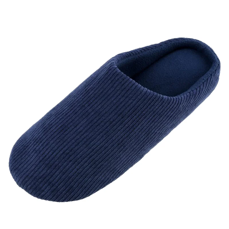 Wholesale Ladies Girls Men Knitted Fabric Winter Warm Slippers Non-Slip Indoor Home slippers