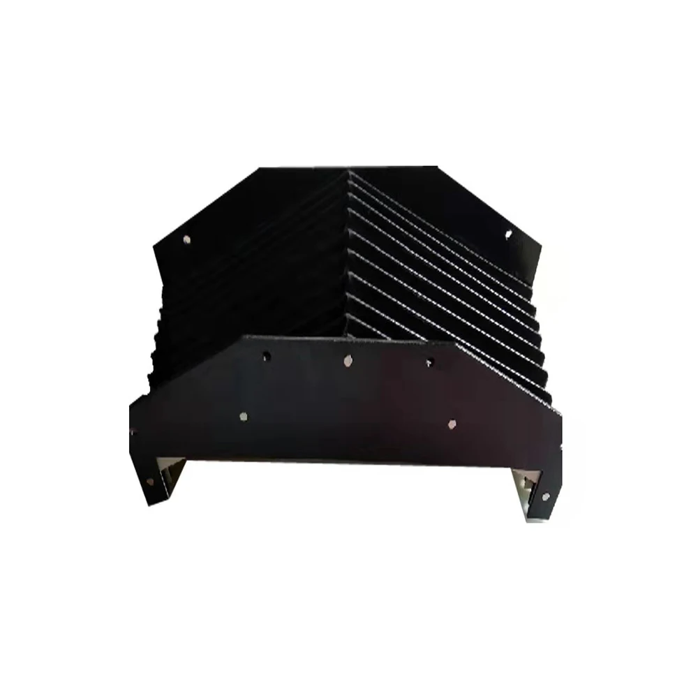 flexible accordion way cover bellows armor organ type armoured bellow cover for cnc machine tools
