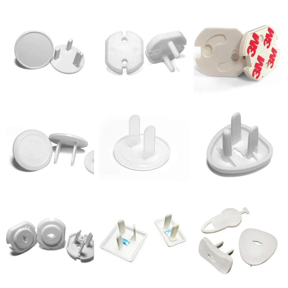 BPC-US02 Outlet Plug Cover Standard American Electrical Sockets with Two Prongs for Child Safety