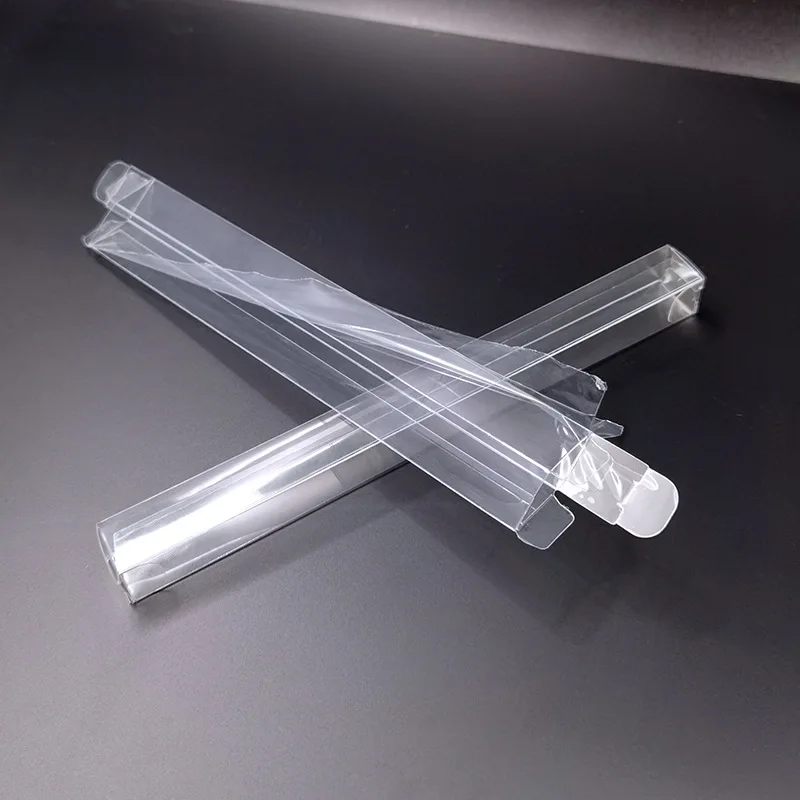 Супер Прозрачная ПВХ ПЭТ упаковочная коробка с защитной пленкой Быстрая доставка дизайн прозрачная пластиковая коробка