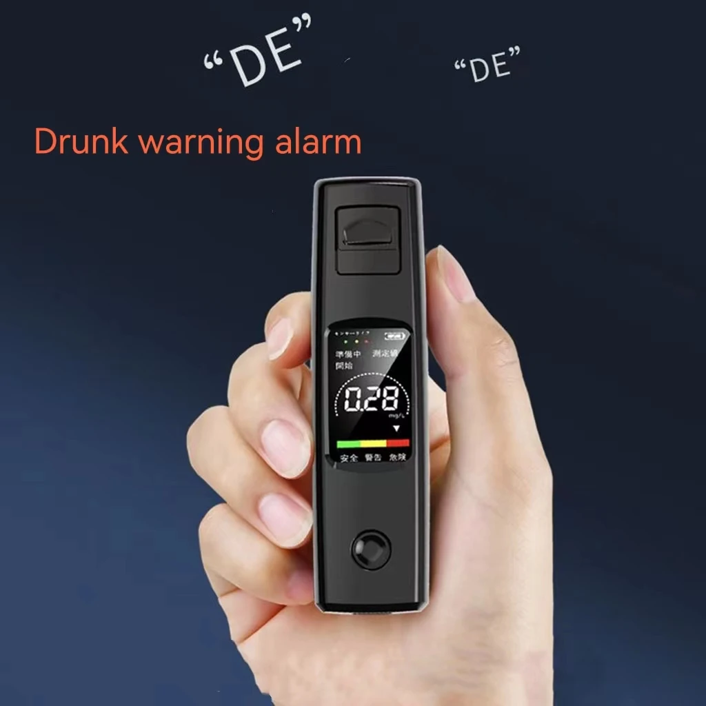 Breathalyzer Alcolhol Tester Portable Professional-Grade Accuracy Hand-held Intelligent Voice Color Screen