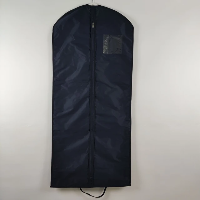 Оптовая продажа сумка для одежды костюм с молнией мешки логотипом на заказ складное платье