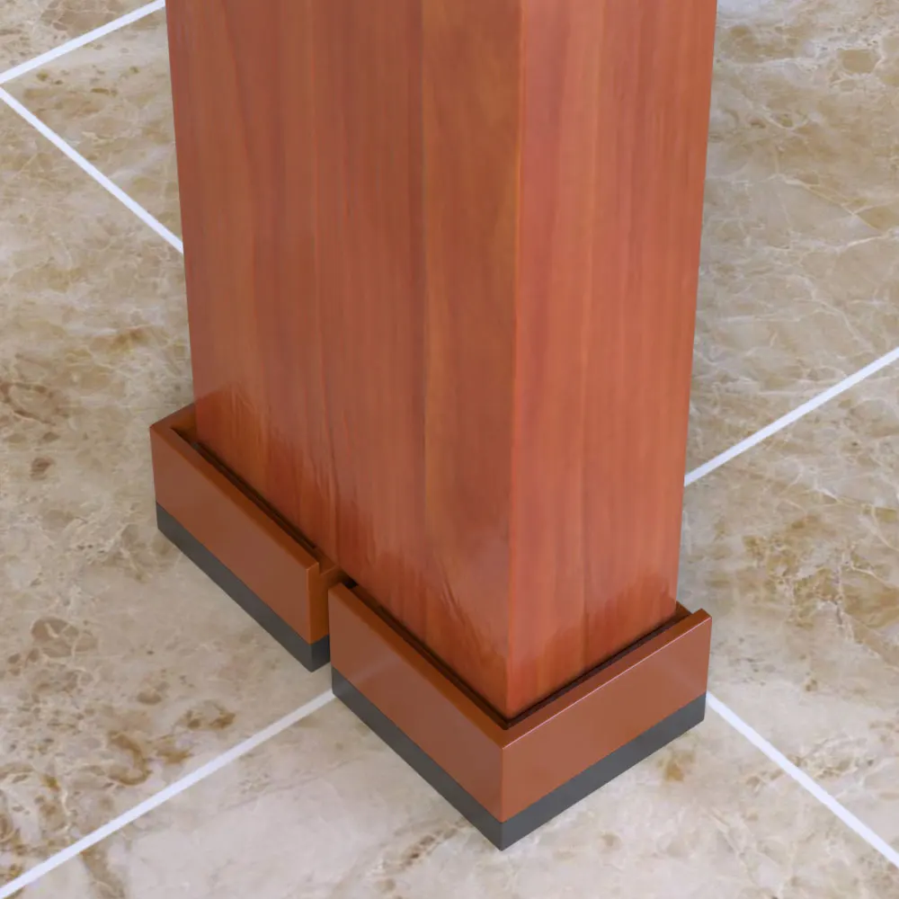  2021 European-style sofa bed risers Mute furniture legs Rubber