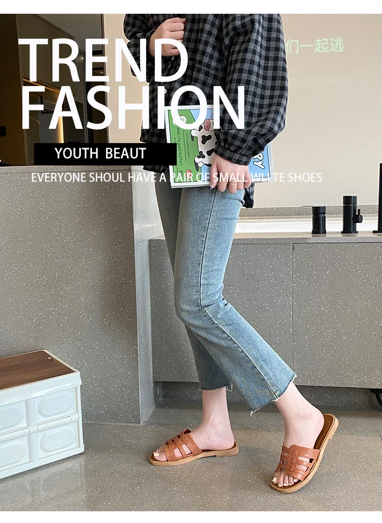 Ladies summer Mesh women Slippers Home Fashion Outwear Beach Sandals Slippers Flat PVC Bottom Slippers