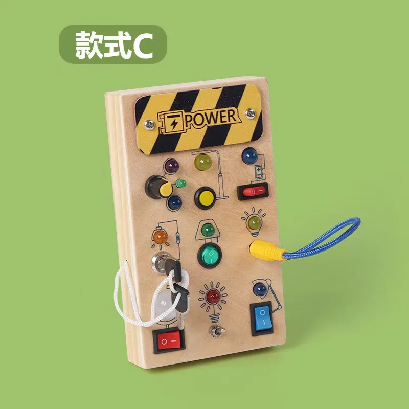 Wholesale high quality wooden busy board kids toys for early childhood education