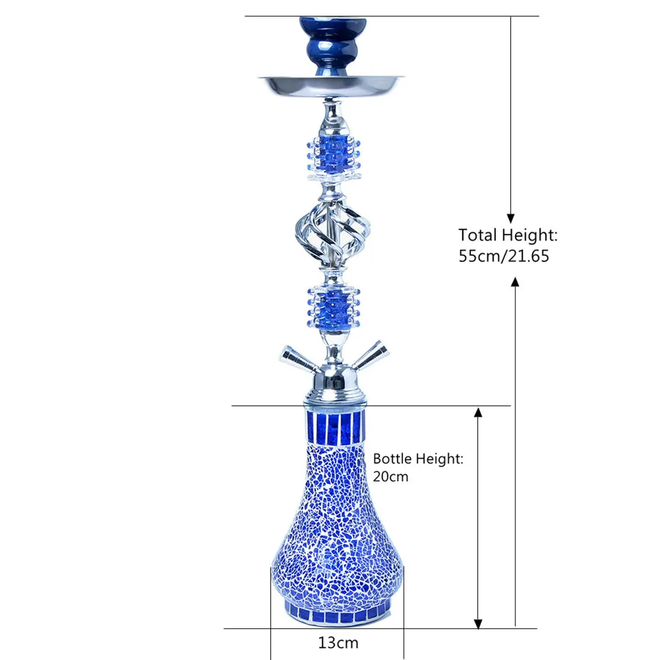 Hookah Shisha Pakistan 2 Pipe Shisha-Hookah Nargile Takimi Cheap Price