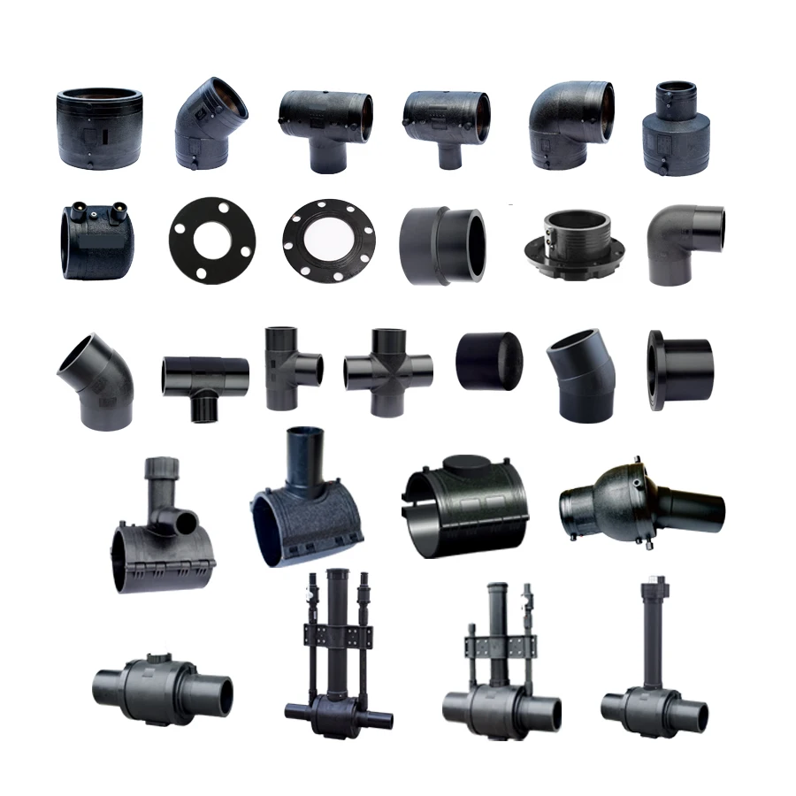 China Factory Price All Types HDPE Pe Pipe Fitting electrofusion Fittings  3490 fittings for gas