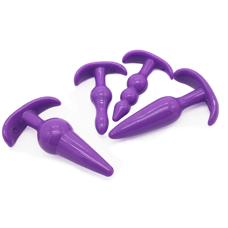 
4 pcs/set Butt Plug Adult Sex Anal Toy For Men And Women Anal Plug Factory price 