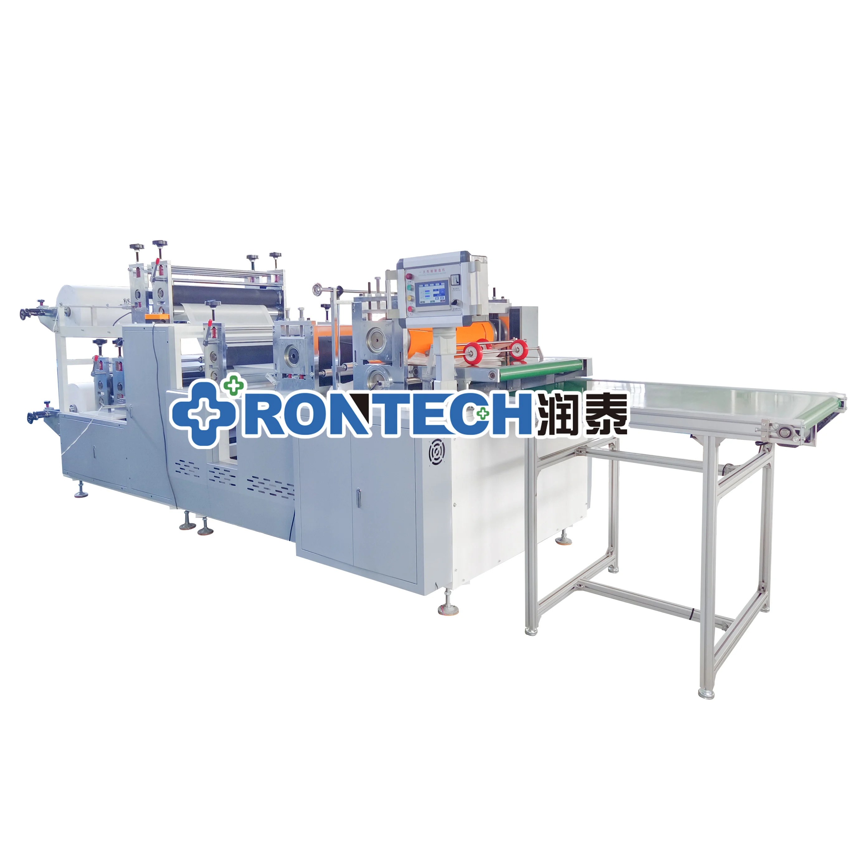 Fully Auto disposable Underwear Cutting And Sewing Machine men brief making machine