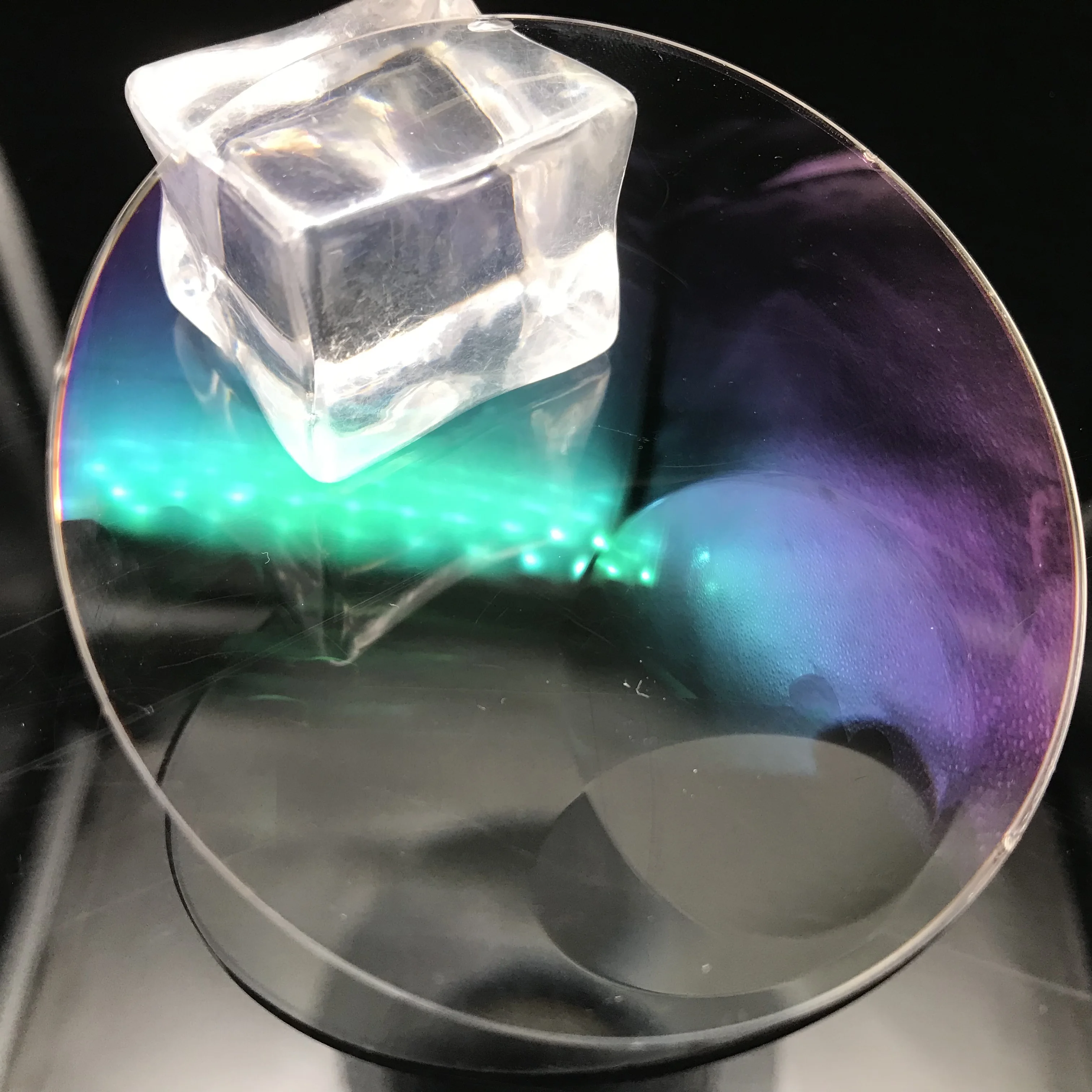 reading glass lens 1.499 1.56 bifocal  flat round top optometry lens with certificate low price