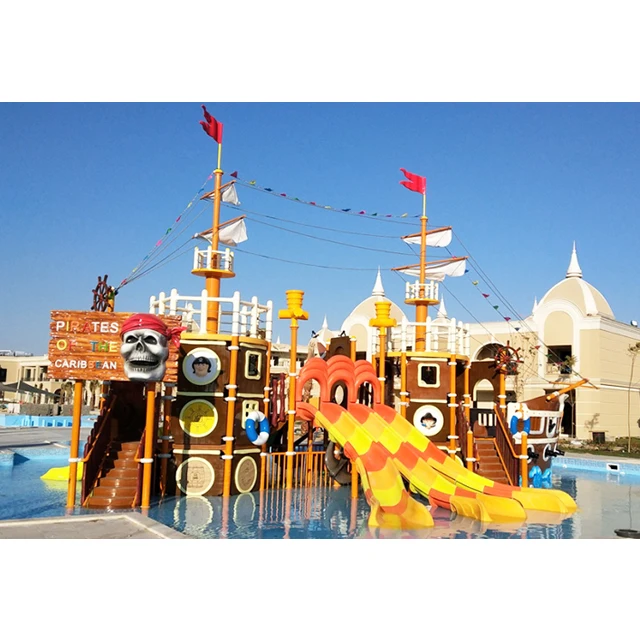 COWBOY pirate boat theme children playground equipment water park