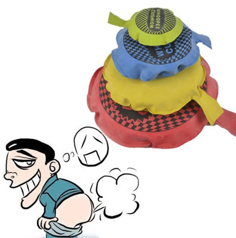 9cm Prank Toys Whoopee Cushion Gags Pranks Funny Toy fart cushion Pillow For Adult