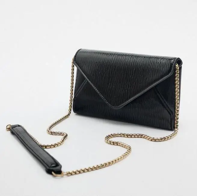 2023 factory wholesale pu leather bags women handbags ladies sling, new design golden lady mini handbags clutch envelope  custom