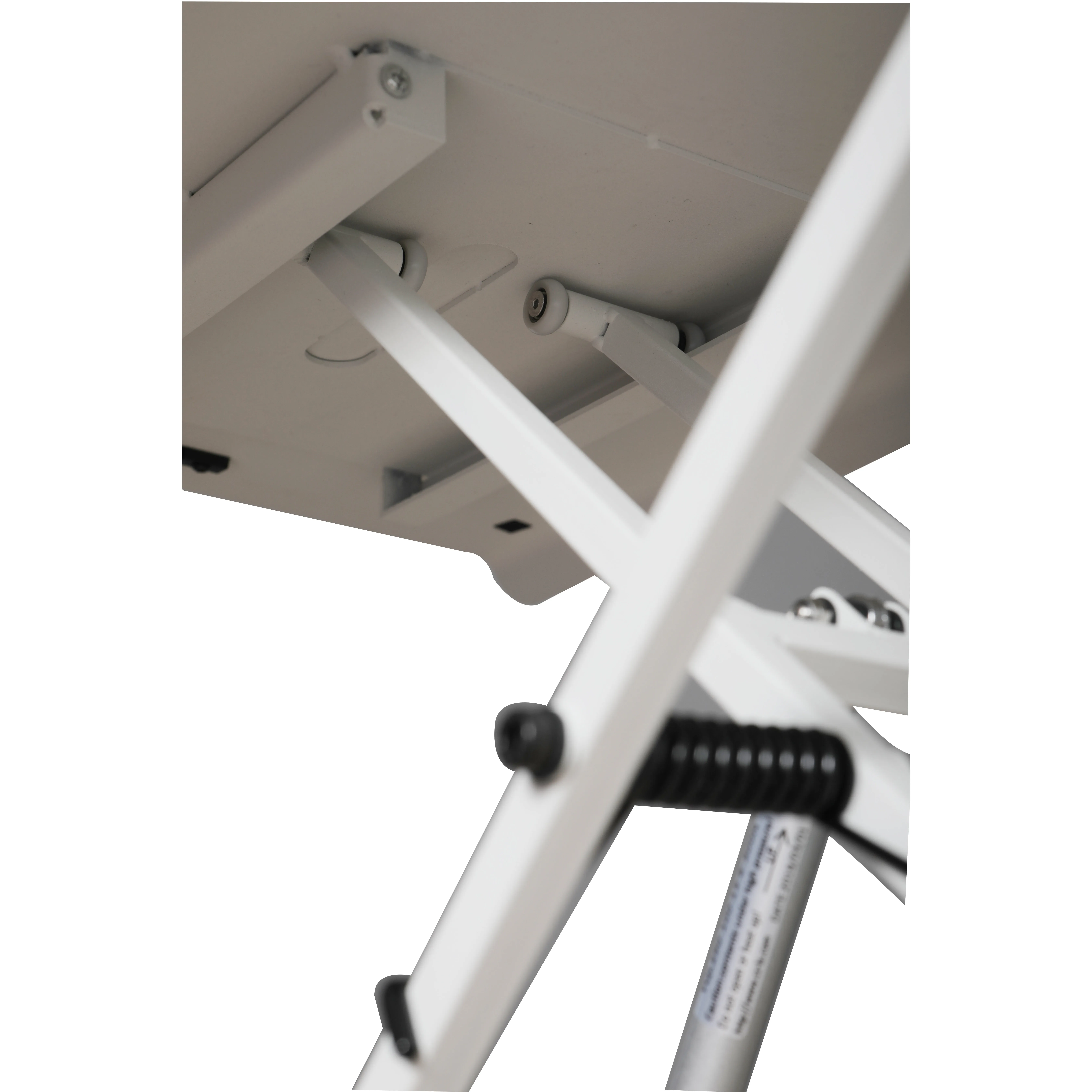 rectangular pneumatic mini folding adjustable standing study desk converter