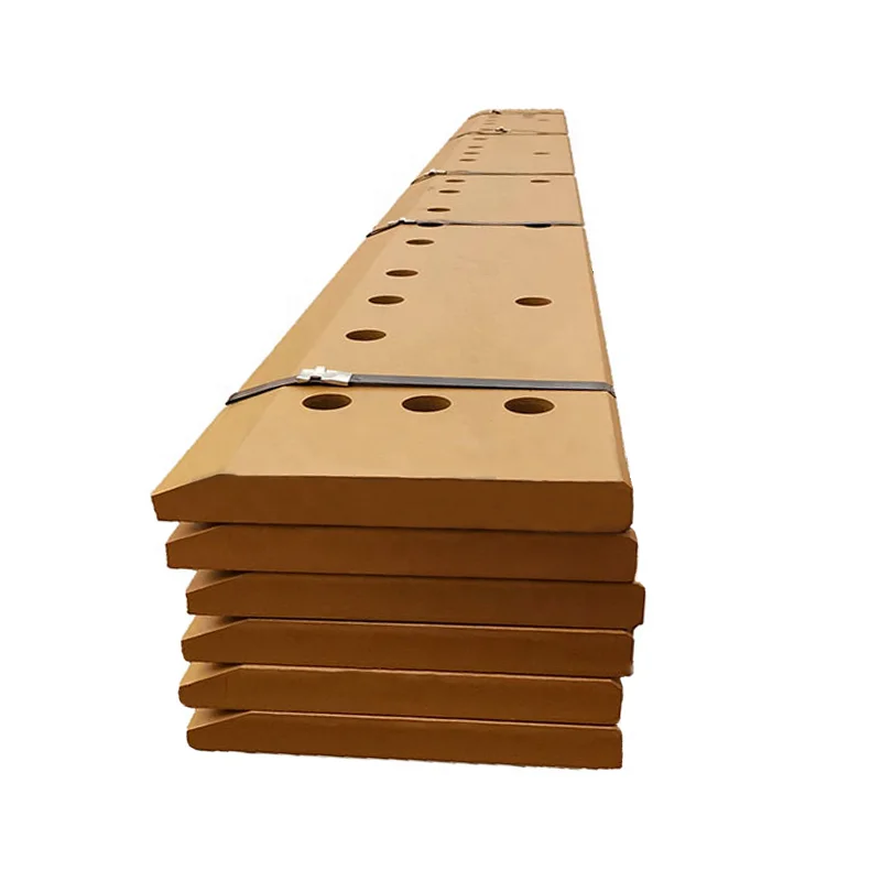 OEM wheel Loader spare parts excavator bucket single bevel blade bolt on cutting edge 9V6575 with ISO 9001 Certification