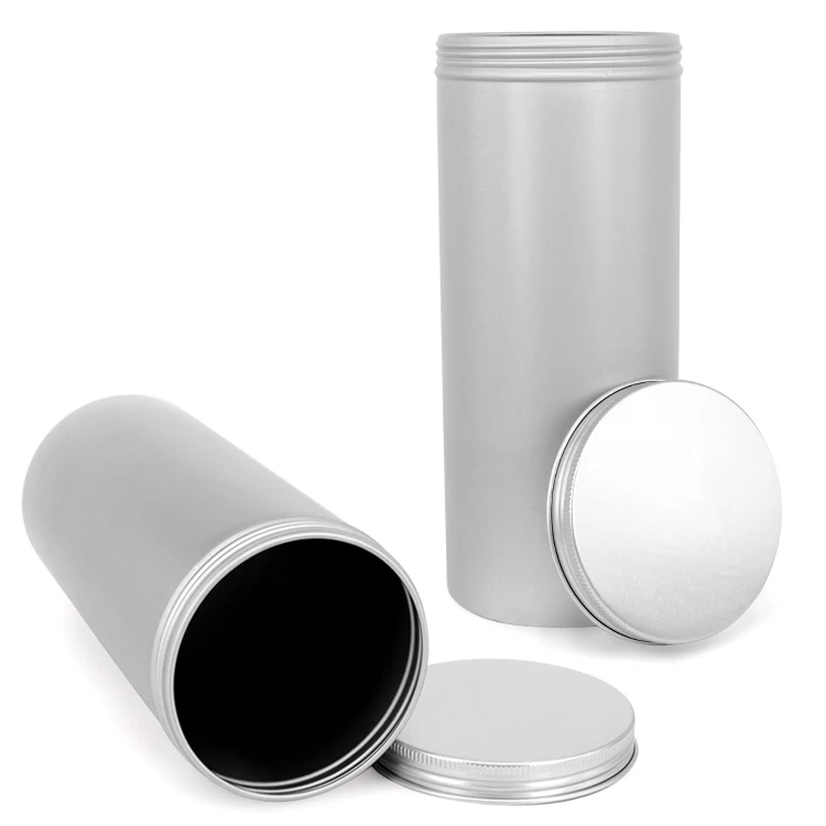 1000ML storage cream jar colorful printing Round Cosmetic Sample Metal Container Aluminum metal tins tea tin cani