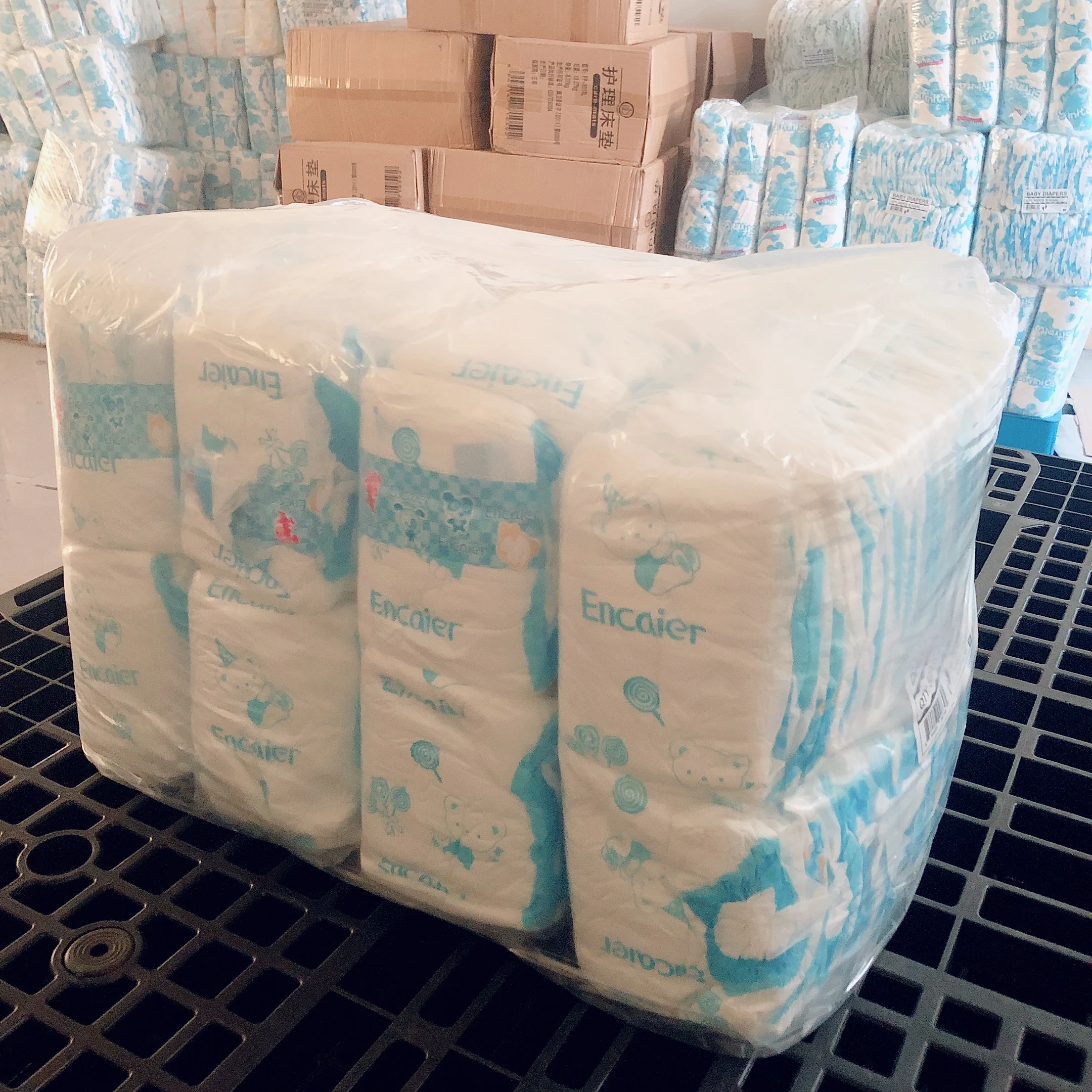 OEM Manufacturer Factory in China soft comfortable pe film/cotton film Top selling NOT B GRADE BABY DIAPER