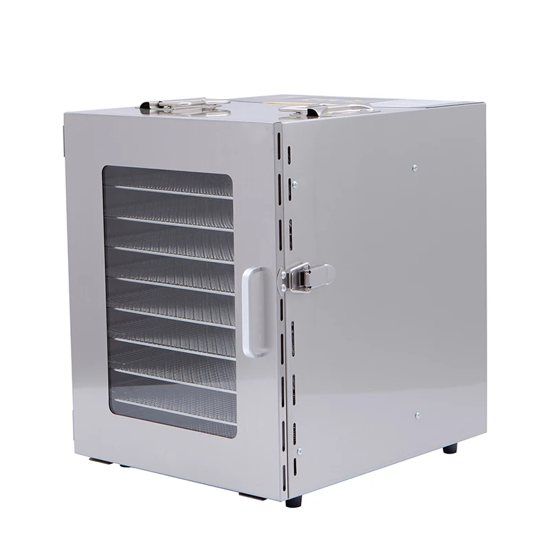 10 Trays Commercial Electric Food Dryer for Meat Drying Stainless Steel Vegetable Dehydrator Fruit Dryer Machine