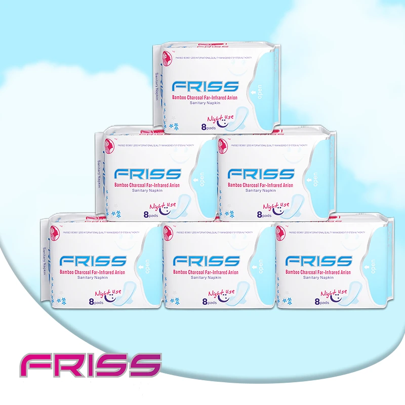 Factory stock high-end sanitary pad organic Cotton Anion Sanitary Napkins