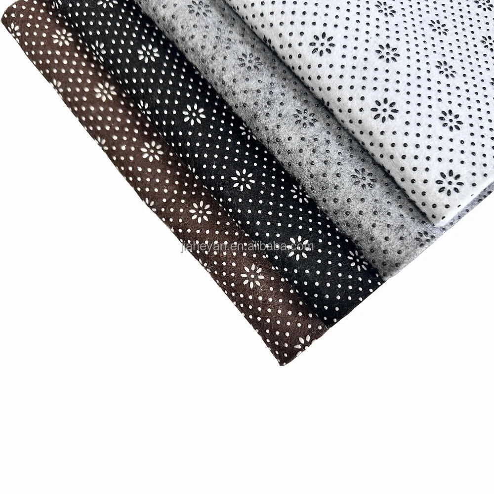 China Manufacturer Dots Backing Non woven Anti slip felt carpet backing fabric Carpet Underlay Non Slip carpet backing cloth
