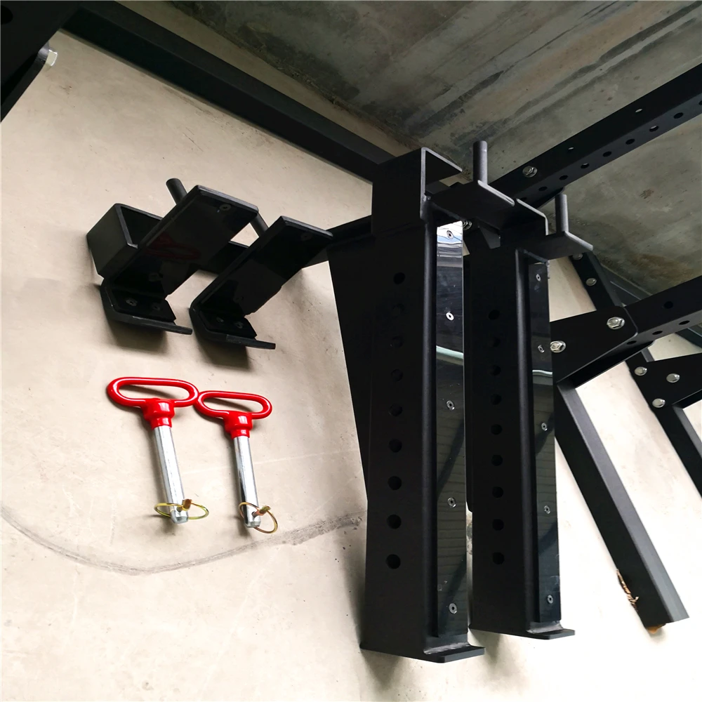 Gym Fitness Multi Function Station Pull Up Cross Fit Racks Standing Rig With Pull Up Bar And Squat Rack