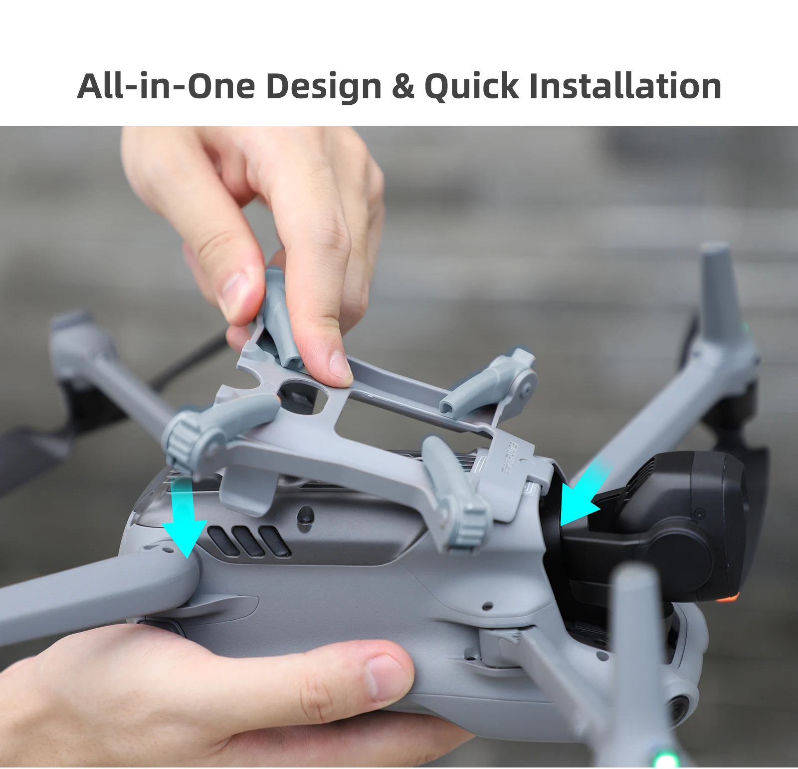 Drone Foldable Spider Landing Gear For Air 3 Protector Bracket Extension Support Legs Drone Accessories For DJI Mavic Air 3