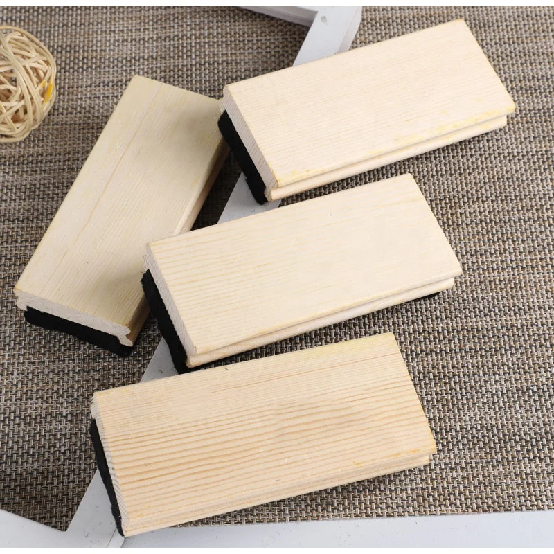 The New Listing Teaching Chalkboard Eraser Kids Drawing Board Wooden Cleaner
