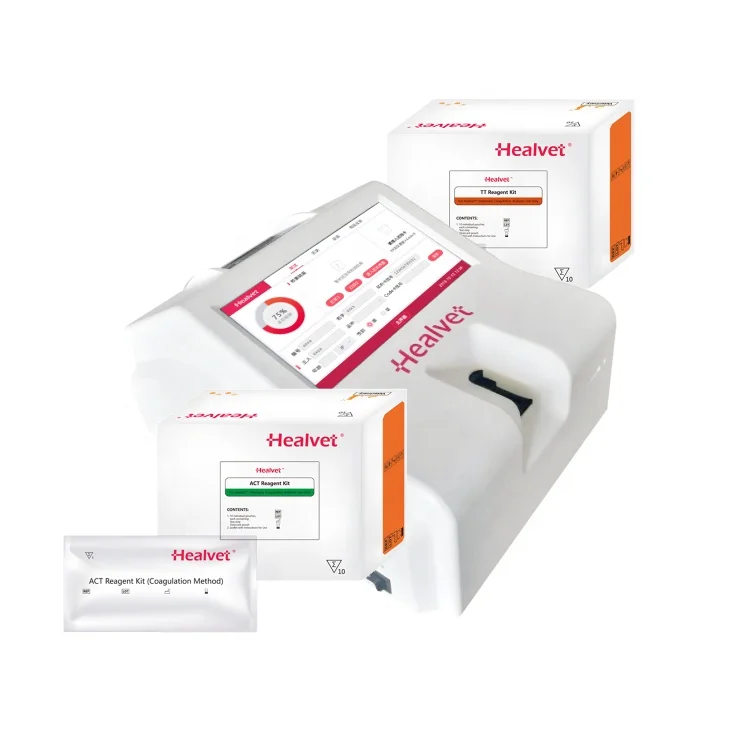 Veterinary Blood Analysis Equipment Portable Vet PT APTT Blood Coagulation Meter Analyzer For Canine Feline