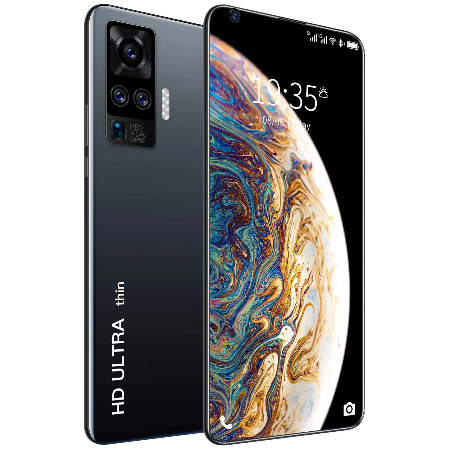 X60 Pro 7 2 дюймов 3840x2160 MTK6799 10-ядерный Android10.0 смартфонов 12GB + 512GB 5G мобильные телефоны 5600 мАч Power Bank мобильный