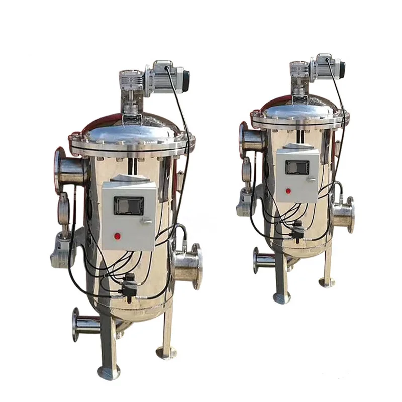 Industrial Water Filter 1000t/H Automatic Backwash Brush Type Self-Cleaning Strainer  Wastewater Filtration Equipment